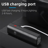 WEST BIKING MTB Bicycle Front Light USB Rechargeable Road Bike Headlight Alumimum Alloy Waterproof LED General/Hanging Mounting