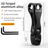 WEST BIKING MTB Bicycle Handlebar Stem Adjustable 60 Degree Angle Riser 31.8mm Handlebar Mount Front Fork Variable Stem Adapter