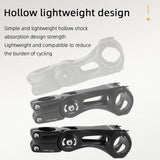 WEST BIKING MTB Bicycle Handlebar Stem Adjustable 60 Degree Angle Riser 31.8mm Handlebar Mount Front Fork Variable Stem Adapter