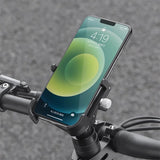 WEST BIKING MTB Phone Support Bike Stem Mount Mobile Phone Widely Adaptable Bracket Aluminum Alloy Adjustable Smartphone Stand