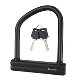WEST BIKING MTB Road Bike Motorcycle U Lock Heavy Duty Anti-Theft E-Bike Padlock High Security Door Lock Bicycle Accessories