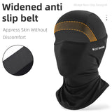 WEST BIKING Men's Cycling Caps Summer Motorcycle Balaclava UV Protection Anti-slip Hiking Full Face Mask Cooling Sport Gear