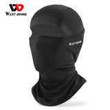 WEST BIKING Men's Cycling Caps Summer Motorcycle Balaclava UV Protection Anti-slip Hiking Full Face Mask Cooling Sport Gear