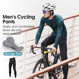 WEST BIKING Men's Cycling Padded Pants MTB Road Bike Enduro Trousers Sports Compression Tights Spring Autumn Cycling Clothing