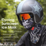 WEST BIKING Motorcycle 3D Skull Balaclava Summer UV Protection Cycing Caps For Men MTB Road Bike Hat Cooling Sport Gear