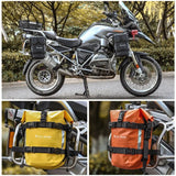 WEST BIKING Motorcycle Bag Waterproof Expandable 5L Bumper Bags Travel Motorcross Luggage Frame Side Bag Men's Shoulder Bag