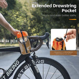 WEST BIKING Multifunctional Bicycle Handlebar Bag Water Bottle Drawstring Bag Phone Tool Holder Bag Road Bike MTB Rear Bag