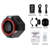 WEST BIKING Multifunctional Bicycle Rear Light Smart Auto-Start Brake Sensing Anti-Theft Alarm USB IP65 Taillight Remote Locking