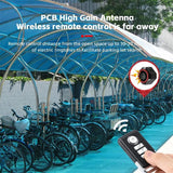 WEST BIKING Multifunctional Bicycle Rear Light Smart Auto-Start Brake Sensing Anti-Theft Alarm USB IP65 Taillight Remote Locking