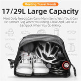 WEST BIKING Multifunctional Bike Pannier Bag 17-29L Expandable Cycling Backpack Bike Cargo Carrier Quick Release Rear Side Bag