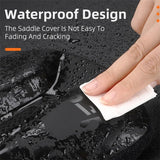 WEST BIKING Non-Slip Bike Seat Cover Comfortable MTB Road Bike Saddle Cover Waterproof Leather Gel Memory Foam Seat Cushion