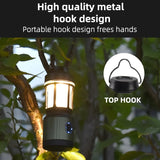 WEST BIKING Outdoor Camping Light USB Rechargeable Tent Hanging Light Camping Lamp Tripod Stand Battery Indicator Led Flashlight