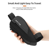 WEST BIKING Portable Bicycle Front Frame Bag Lightweight Mini Top Tube Bag 3D Shape Support Aero Cycling Bags Bike Accessories