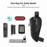 WEST BIKING Portable Bicycle Front Frame Bag Lightweight Mini Top Tube Bag 3D Shape Support Aero Cycling Bags Bike Accessories