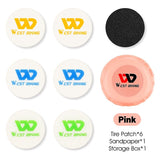 WEST BIKING Portable Bicycle Inner Tire Patch Colorful Tire Puncture Repair Kits MTB Road Bike Glue Free Fast Tire Repair Tools