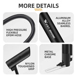 WEST BIKING Portable MTB Road Bike Pump 120 PSI Manual Air Pump With Pressure Gauge Floor Pump Tire Inflator Cycling accesories
