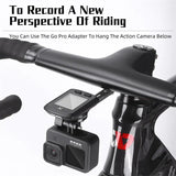 WEST BIKING Racing Bicycle Handlebars Centered Computer Holder GPS Bike Support Cycling Flashlight Gopro Mount Extension