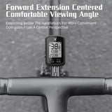 WEST BIKING Racing Bicycle Handlebars Centered Computer Holder GPS Bike Support Cycling Flashlight Gopro Mount Extension