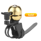 WEST BIKING Retro Bicycle Copper Bell Mini Metal Bell Gold Silver Color MTB Road Bike Cycling Safety Bell Bicycle Accessories