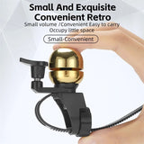 WEST BIKING Retro Bicycle Copper Bell Mini Metal Bell Gold Silver Color MTB Road Bike Cycling Safety Bell Bicycle Accessories