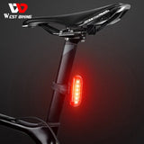 WEST BIKING Smart Bicycle Tail light High Visibility Brake Sensing Rechargable Rear light Waterproof AUTO Bike USB Flash Light