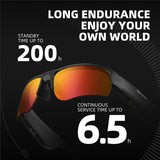 WEST BIKING Smart Cycling Sunglasses Headset Wireless Bluetooth Glasses Sport Audio Eyewear Driving Earphone UV400 Bike Goggles
