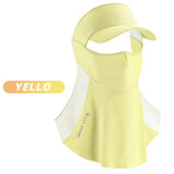 WEST BIKING Spring Summer Outdoor Cycling Sun Hat With Mesh Mask Neck Sun Protection Hiking Fishing Golf Cap Cooling Sport Gear