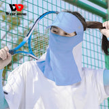WEST BIKING Spring Summer Outdoor Cycling Sun Hat With Mesh Mask Neck Sun Protection Hiking Fishing Golf Cap Cooling Sport Gear