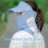 WEST BIKING Spring Summer Outdoor Cycling Sun Hat With Mesh Mask Neck Sun Protection Hiking Fishing Golf Cap Cooling Sport Gear