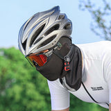 WEST BIKING Summer Balaclava For Men Cycling Caps With Visor Full Face UV Protection Mesh Mask Reflective Cooling Sport Gear