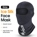 WEST BIKING Summer Balaclava For Men Cycling Caps With Visor Full Face UV Protection Mesh Mask Reflective Cooling Sport Gear