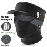 WEST BIKING Summer Cycling Sun Hat Full Face UV Protection Mask MTB Motorcycle Ice Silk Balaclava Fishing Cooling Sport Gear