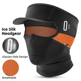 WEST BIKING Summer Cycling Sun Hat Full Face UV Protection Mask MTB Motorcycle Ice Silk Balaclava Fishing Cooling Sport Gear