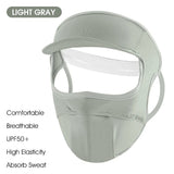 WEST BIKING Summer Outdoor Sunproof Mask With Sun Visor Women Cycling Hiking Running Sun Hat Reusable Ice Silk Breathable Mask