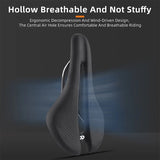 WEST BIKING Ultralight Carbon Fiber Speed Saddle Hollow Road Bike Seat Short Nose Racing Bike Saddle Triathlon Bike Accessories