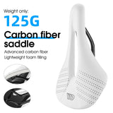 WEST BIKING Ultralight Carbon Speed Saddle Road Bike Microfiber Leather Cushion Triathlon Racing Bike Saddle Bike Parts