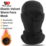 WEST BIKING Winter Cycling Skiing Warm Balaclava Breathable Mask Full Face Protection Double Layer Thickening Thermal Sport Gear