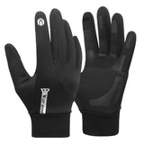 WEST BIKING Winter Men Thermal Gloves Windproof Full Finger Cycling Gloves Touch Screen Fleece MTB Road Bike Warm Sport Gear