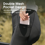 WEST BIKING Women's Cycling Shorts Padded Foam Summer MTB Road Bike Sports Racing Shorts With Pockets Biker Compression Shorts