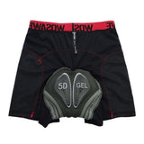 WOSAWE Men's Cycling Shorts Breathable Mesh Breathable Gel Pad Shockproof MTB Bike Shorts Dropshipping Bicycle Underwear