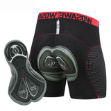 WOSAWE Men's Cycling Shorts Breathable Mesh Breathable Gel Pad Shockproof MTB Bike Shorts Dropshipping Bicycle Underwear