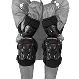 WOSAWE Thickened Anti-shock Anti-fall Elbow Knee Pad Universal Motorcycle Protective Kneepad For Men And Women Leg Armor Knee