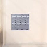 Wall Calendar Organizer Storage Organizer Wall Mount Novel Weekly Monthly Calendar Organizer For Living Room Bedroom Bathroom