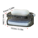 Wall Hanging Soap Box Drain Soap Holder Bathroom Accessories Suction Cup Soap Dish Tray Soap Dish For Bathroom Soap Container