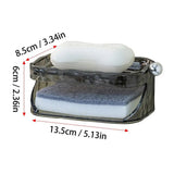 Wall Hanging Soap Box Drain Soap Holder Bathroom Accessories Suction Cup Soap Dish Tray Soap Dish For Bathroom Soap Container
