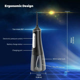 Water Flosser Cordless for Teeth 4 Modes Dental Oral Irrigator Portable and Rechargeable IPX7 Waterproof Dental Water Jet