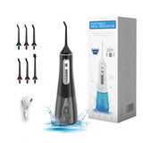 Water Flosser Cordless for Teeth 4 Modes Dental Oral Irrigator Portable and Rechargeable IPX7 Waterproof Dental Water Jet
