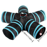 Wear-resistant Cat Play Tunnel Foldable Pet Animal Tunnels with Crinkle Playing Toy for Cats Guinea Pig Rabbits Funny Cat Supply