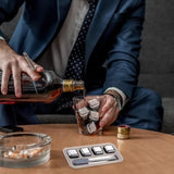 Whiskey Ice Cubes Set Of 4 Whiskey Stones Stainless Steel Refreezable Ice Cubes With Ice Tong And Storage Box Ice Cubes Whiskey