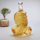 Whisky Decanter Bottle Liquor Bottles 750ml Trump Whiskey Glass Decanter With Stopper Funny Glass Bottles For Pouring Whiskey